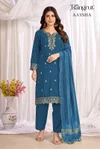 Aaysha By Banwery Malai Crape Embroidery Work Kurti With Bottom